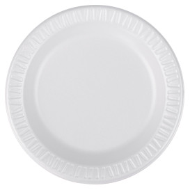 Talerz Termiczni Styropianowe "Quiet Classic" Laminowane Białe 15 cm (1000 Sztuk)