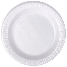 Talerz Termiczni Styropianowe "Quiet Classic" Laminowane Białe Ø180mm (1000 Sztuk)