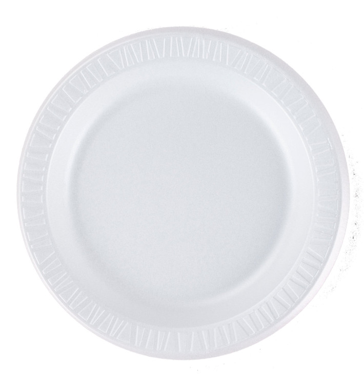 Talerz Termiczni Styropianowe "Quiet Classic" Laminowane Białe Ø230mm (125 Sztuk) Talerz Termiczni Styropianowe "Quiet Classic" Laminowane Białe Ø230mm (125 Sztuk)
