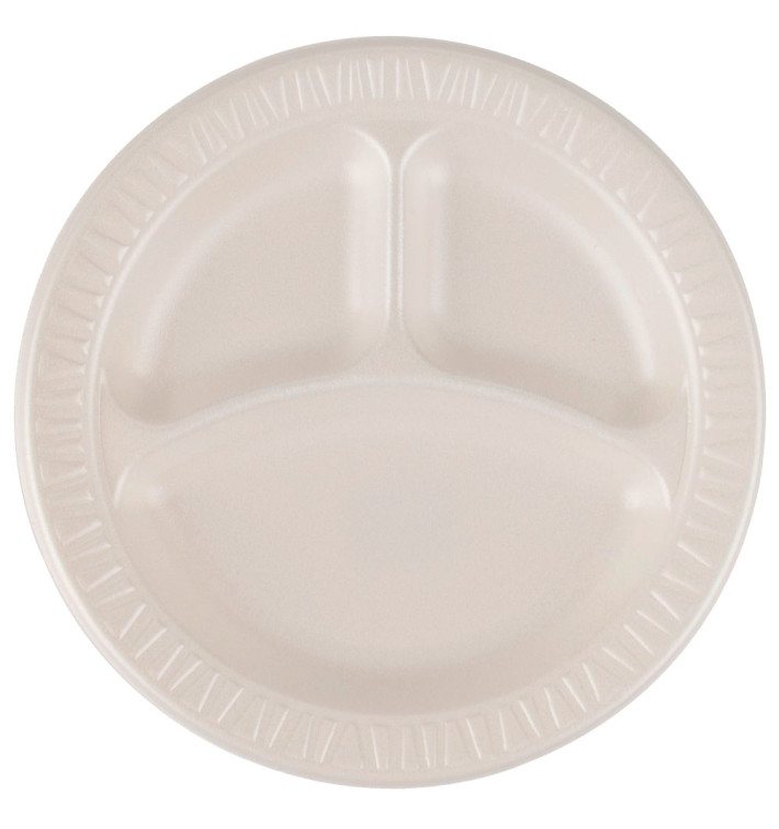 Talerz Termiczni Styropianowe "Quiet Classic" 3 C. Laminowane Miód Ø230mm (125 Sztuk) Talerz Termiczni Styropianowe "Quiet Classic" 3 C. Laminowane Miód Ø230mm (125 Sztuk)
