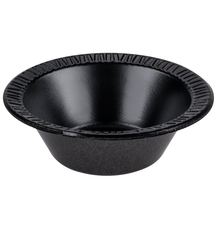 Miski Termiczne Styropianowe Laminowane Czarni 180ml Ø11,5cm (125 Sztuk) Miski Termiczne Styropianowe Laminowane Czarni 180ml Ø11,5cm (125 Sztuk)