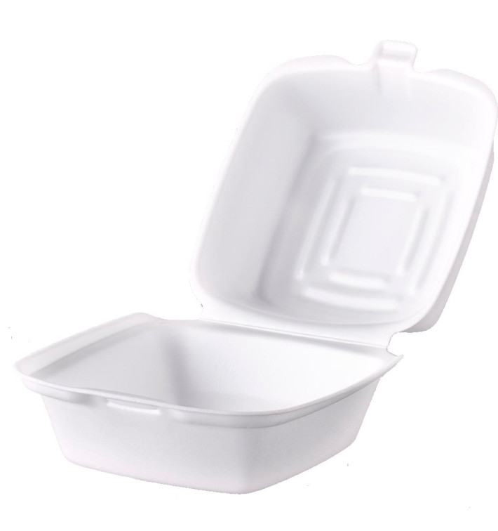 Pudełka na Burgeri Styropianowe Białe 130x130x80mm (125 Sztuk) Pudełka na Burgeri Styropianowe Białe 130x130x80mm (125 Sztuk)