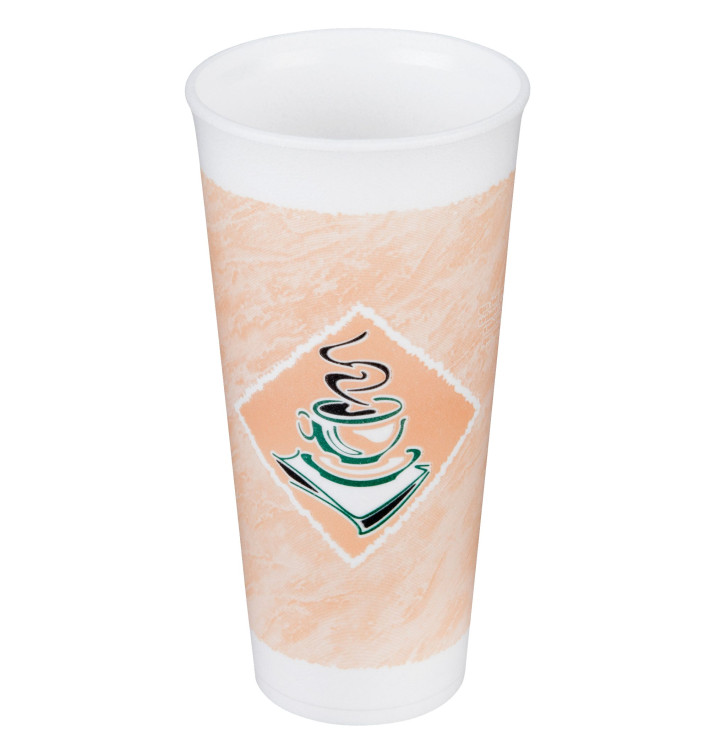Szklanki Termiczne Styropianowe EPS "Kawy" 24Oz/710 ml Ø9,4cm (20 Sztuk) Szklanki Termiczne Styropianowe EPS "Kawy" 24Oz/710 ml Ø9,4cm (20 Sztuk)