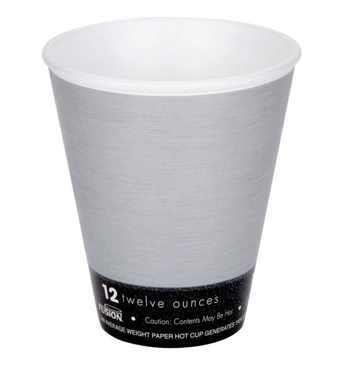 Szklanki Termiczne Fusion "Steele" 12Oz/355ml Ø9,4cm (1000 Sztuk) Szklanki Termiczne Fusion "Steele" 12Oz/355ml Ø9,4cm (1000 Sztuk)