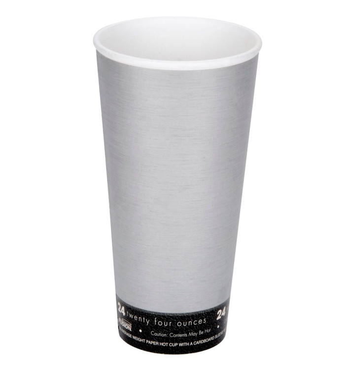 Szklanki Termiczne Fusion "Steele" 24Oz/710ml Ø9,4cm (20 Sztuk) Szklanki Termiczne Fusion "Steele" 24Oz/710ml Ø9,4cm (20 Sztuk)