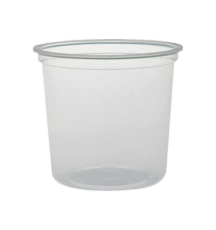 Pojemniki Plastikowe PP "Deli" 24Oz/710ml Przezroczyste Ø120mm (25 Sztuk) Pojemniki Plastikowe PP "Deli" 24Oz/710ml Przezroczyste Ø120mm (25 Sztuk)