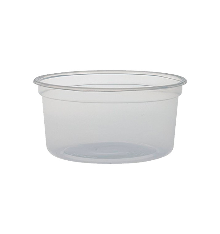 Pojemniki Plastikowe PP "Deli" 12Oz/355ml Przezroczyste Ø120mm (25 Sztuk) Pojemniki Plastikowe PP "Deli" 12Oz/355ml Przezroczyste Ø120mm (25 Sztuk)