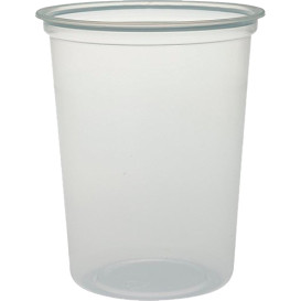 Pojemniki Plastikowe PP "Deli" 32Oz/960ml Przezroczyste Ø120mm (500 Sztuk)