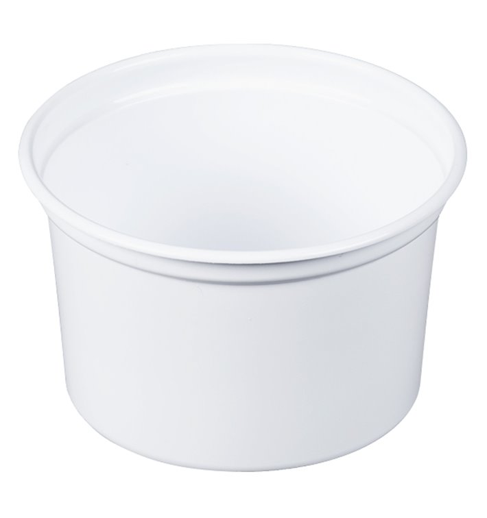 Pojemniki Plastikowe PP "Deli" 16Oz/473ml Białe Ø120mm (500 Sztuk) Pojemniki Plastikowe PP "Deli" 16Oz/473ml Białe Ø120mm (500 Sztuk)