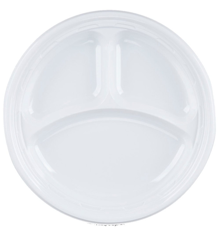 Talerz Plastikowe PS "Famous Impact" 3 C. Ø230mm (125 Sztuk) Talerz Plastikowe PS "Famous Impact" 3 C. Ø230mm (125 Sztuk)