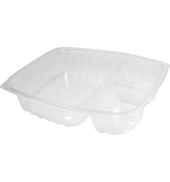 Pojemniki Plastikowe OPS "ClearPac" 3 C. Przezroczyste 887ml (63 Sztuk) Pojemniki Plastikowe OPS "ClearPac" 3 C. Przezroczyste 887ml (63 Sztuk)
