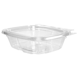 Pojemniki z Plombą Plastikowe PET Wieczko Płaskie 240ml (100 Sztuk)