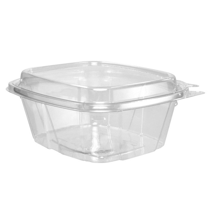 Pojemniki z Plombą Plastikowe PET Pokrywka 475ml (200 Sztuk) Pojemniki z Plombą Plastikowe PET Pokrywka 475ml (200 Sztuk)