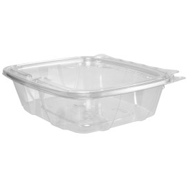 Pojemniki z Plombą Plastikowe PET Wieczko Płaskie 710ml (100 Sztuk)