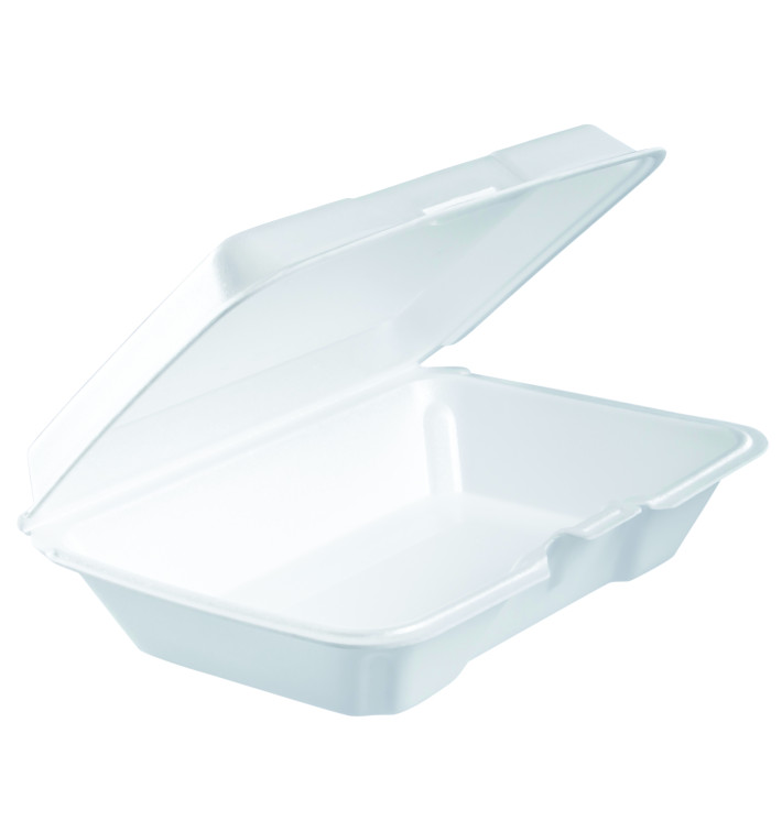 Pojemniki Styropianowe Obiadowe Białe 230x150X65mm (200 Sztuk) Pojemniki Styropianowe Obiadowe Białe 230x150X65mm (200 Sztuk)