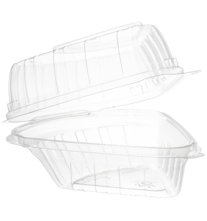 Miski z Pokrywką na Zawiasie OPS "Clear Seal" 169ml (125 Sztuk) Miski z Pokrywką na Zawiasie OPS "Clear Seal" 169ml (125 Sztuk)