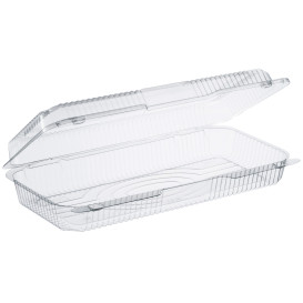 Pojemniki Plastikowe OPS "StayLock" Zawiasie Przezroczyste 1485ml (200 Sztuk)