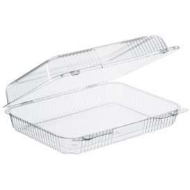Pojemniki Plastikowe OPS "StayLock" Zawiasie Przezroczyste 1430ml (250 Sztuk)