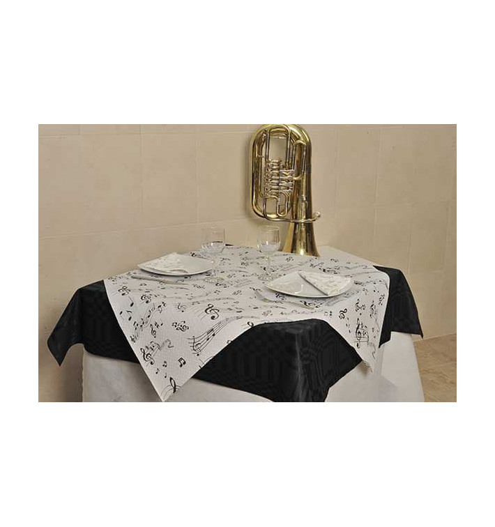 Obrus Papierowy Dekoracje 1x1m "Musical" 37g (400 Sztuk) Obrus Papierowy Dekoracje 1x1m "Musical" 37g (400 Sztuk)