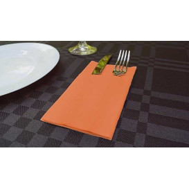 Pocket Fold Airlaid Napkins "Kanguro" Orange 40x40cm (30 Units) 