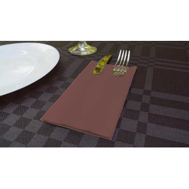 Pocket Fold Airlaid Napkins "Kanguro" Brown 40x40cm (480 Units)