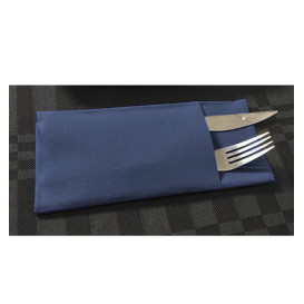 Pocket Fold Airlaid Napkins "Kanguro" Blue 40x40cm (480 Units)