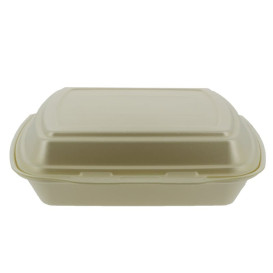 Pojemniki Styropianowe MenuBox 3 C. Szampana 240x210x70mm (250 Sztuk)