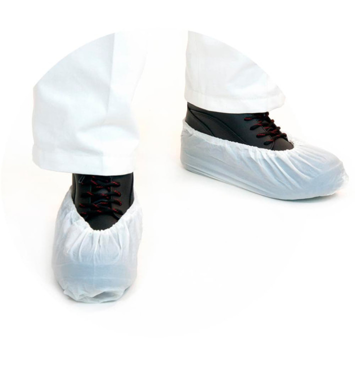 Ochraniacze na buty Polietylenowe CPE G160 Białe (1000 Sztuk)