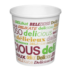 Miski Papierowe "Delicius" 16Oz/473ml Ø9,8cm (25 Sztuk)