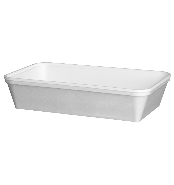 Miski Prostokątny IsoTermiczni Białe 970ml (25 Sztuk) Miski Prostokątny IsoTermiczni Białe 970ml (25 Sztuk)