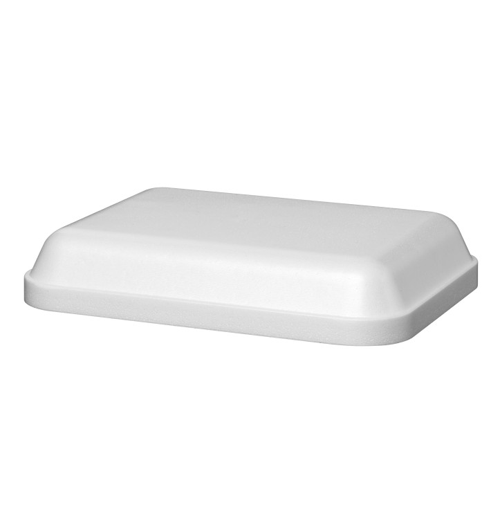Pokrywka do Miski Prostokątny IsoTermiczni Białe 740ml (25 Sztuk) Pokrywka do Miski Prostokątny IsoTermiczni Białe 740ml (25 Sztuk)
