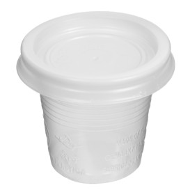 Pokrywka Plastikowe PS Kubki 80/100ml Ø5,7cm (100 Sztuk)