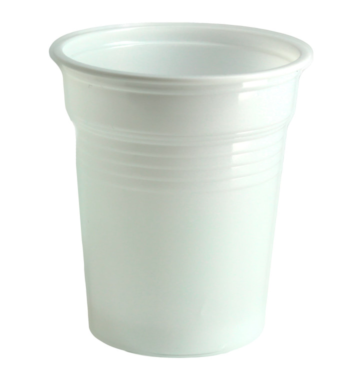 Kubki Plastikowe PS Białe 100ml Ø5,7cm (4800 Sztuk) Kubki Plastikowe PS Białe 100ml Ø5,7cm (4800 Sztuk)