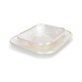Talerz Plastikowe PP "X-Table" Kwadratowi Perła 230mm (8 Sztuk)