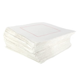 Serwetki Płaski Papierowe Siarczyny Białe 15x15cm (30000 Sztuk)