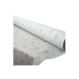 Obrus w Rolce Novotex Białe "Gwiazdy" 1,2x50m P40cm (1 Sztuk)