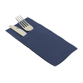 Pocket Fold Airlaid Napkins "Kanguro" Blue 40x40cm (30 Units) 