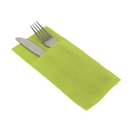 Pocket Fold Airlaid Napkins "Kanguro" Pistachio 40x40cm (30 Units) 