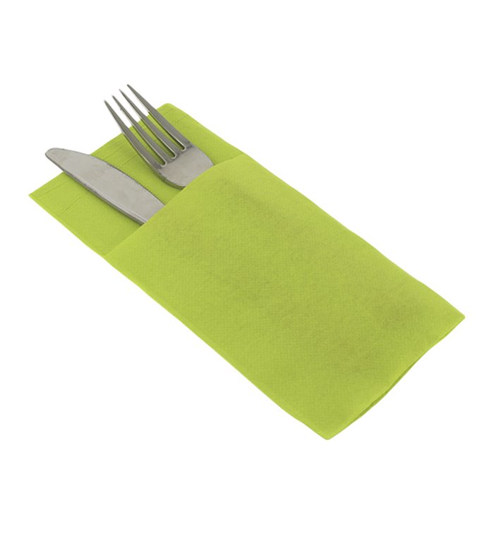 Pocket Fold Airlaid Napkins "Kanguro" Pistachio 40x40cm (30 Units) Pocket Fold Airlaid Napkins "Kanguro" Pistachio 40x40cm (30 Units)