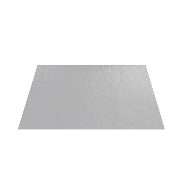 Podkładki na Stół Papierowe 30x40cm Srebro 50g (500 Sztuk) Podkładki na Stół Papierowe 30x40cm Srebro 50g (500 Sztuk)