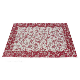 Podkładki na Stół Papierowe 30x40cm "Cachemir" Bordeaux 50g (2500 Sztuk)
