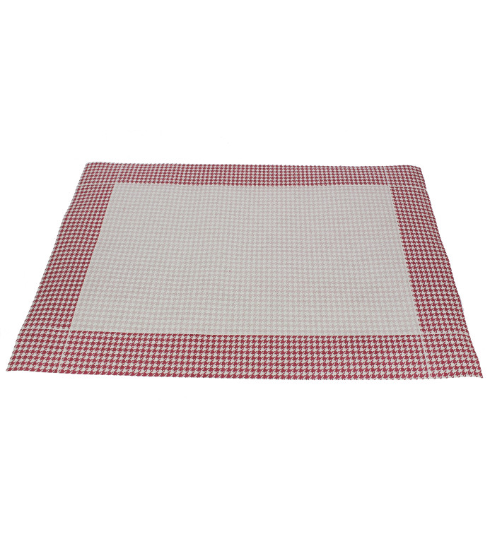 Podkładki na Stół Papierowe 30x40cm "Pata Gallo" Bordeaux 50g (500 Sztuk) Podkładki na Stół Papierowe 30x40cm "Pata Gallo" Bordeaux 50g (500 Sztuk)
