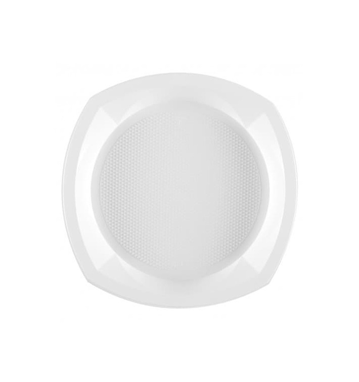 Talerz Plastikowe PS Kwadratowi Białe 230x230mm 1C (1000 Sztuk) Talerz Plastikowe PS Kwadratowi Białe 230x230mm 1C (1000 Sztuk)
