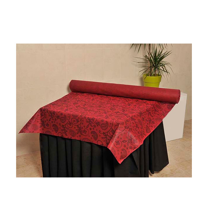 Obrus w Rolce Novotex Bordeaux "Cachemir" 1,2x48m P40cm (6 Sztuk) Obrus w Rolce Novotex Bordeaux "Cachemir" 1,2x48m P40cm (6 Sztuk)