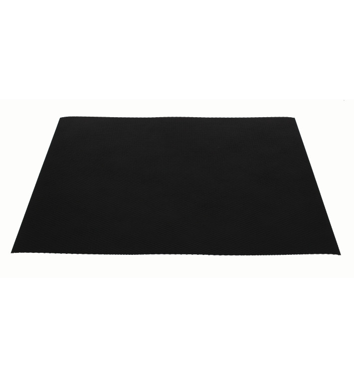 Podkładki na Stół Wielokrotnego Użytku Czarni 30x40cm 250g (150 Sztuk) Podkładki na Stół Wielokrotnego Użytku Czarni 30x40cm 250g (150 Sztuk)
