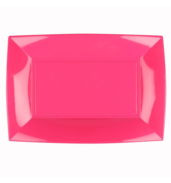Tacki Plastikowe Fuchsia Nice PP 345x230mm (6 Sztuk) Tacki Plastikowe Fuchsia Nice PP 345x230mm (6 Sztuk)