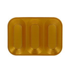Tacki Plastikowe PP "X-Table" 3C Złote 330x230mm (30 Sztuk)