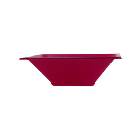 Miski Plastikowe PS Kwadratowi Fuchsia 12x12cm (12 Sztuk)
