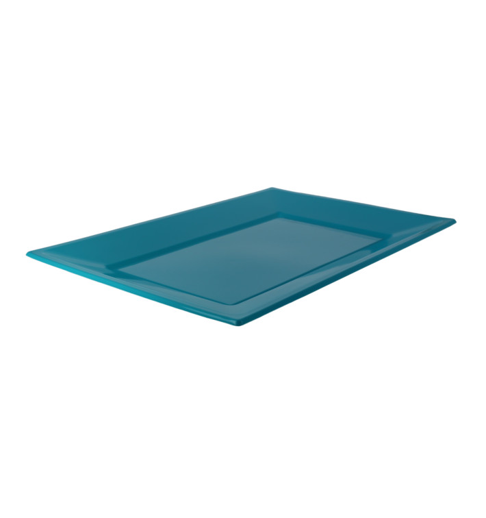 Tacki Plastikowe Turkusowe 330x225mm (3 Sztuk) Tacki Plastikowe Turkusowe 330x225mm (3 Sztuk)