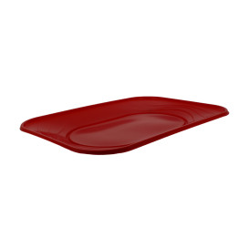 Tacki Plastikowe PP "X-Table" Czerwerne 330x230mm (60 Sztuk)